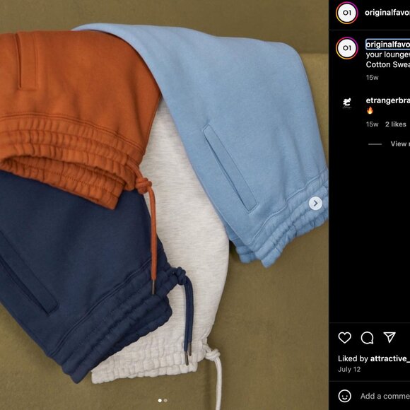 Luxe Organic Cotton Sweatpants - Picture 5 of 15